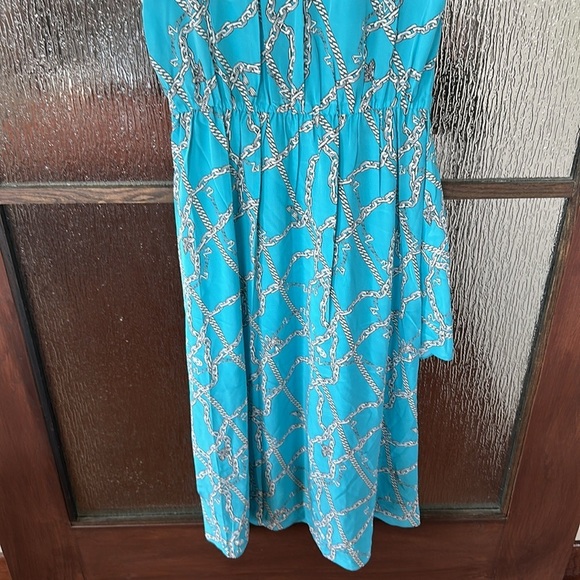 Zadig &Voltaire Elegant Turquoise Patterned Dress size Medium - Picture 13 of 15